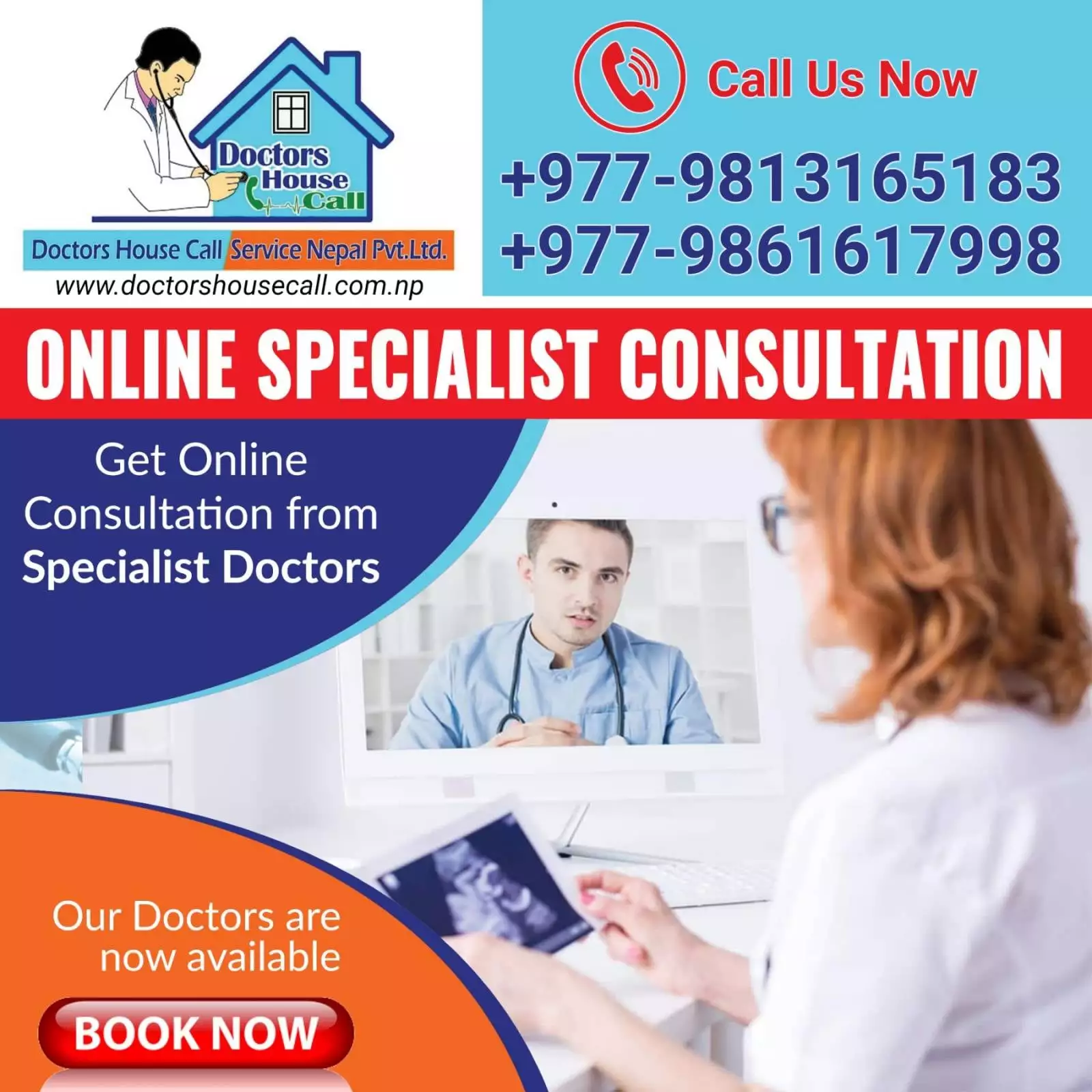 Online Doctor Consultation - Doctors House Call Service Nepal