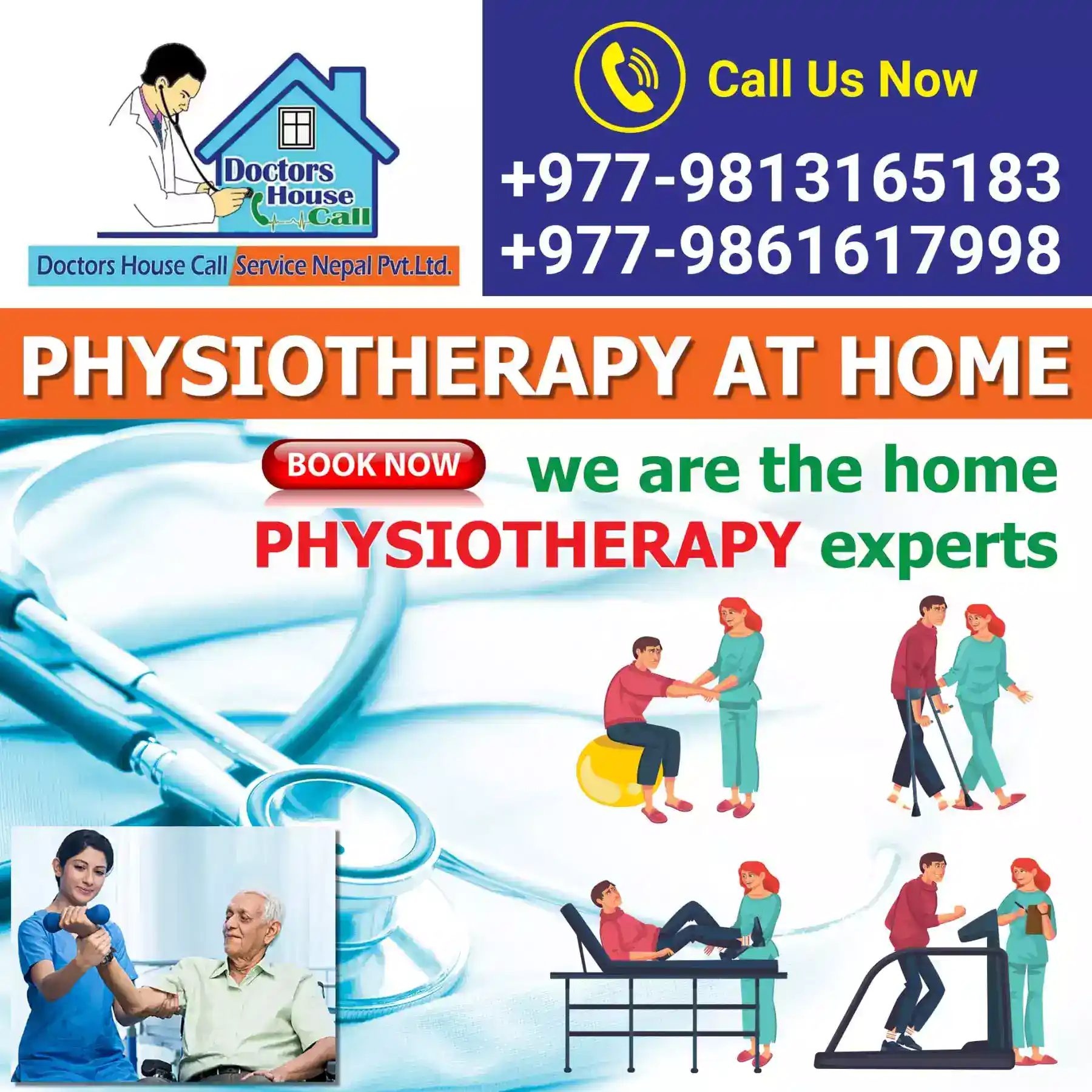 Physiotherapy at Home - Doctors House Call Service Nepal