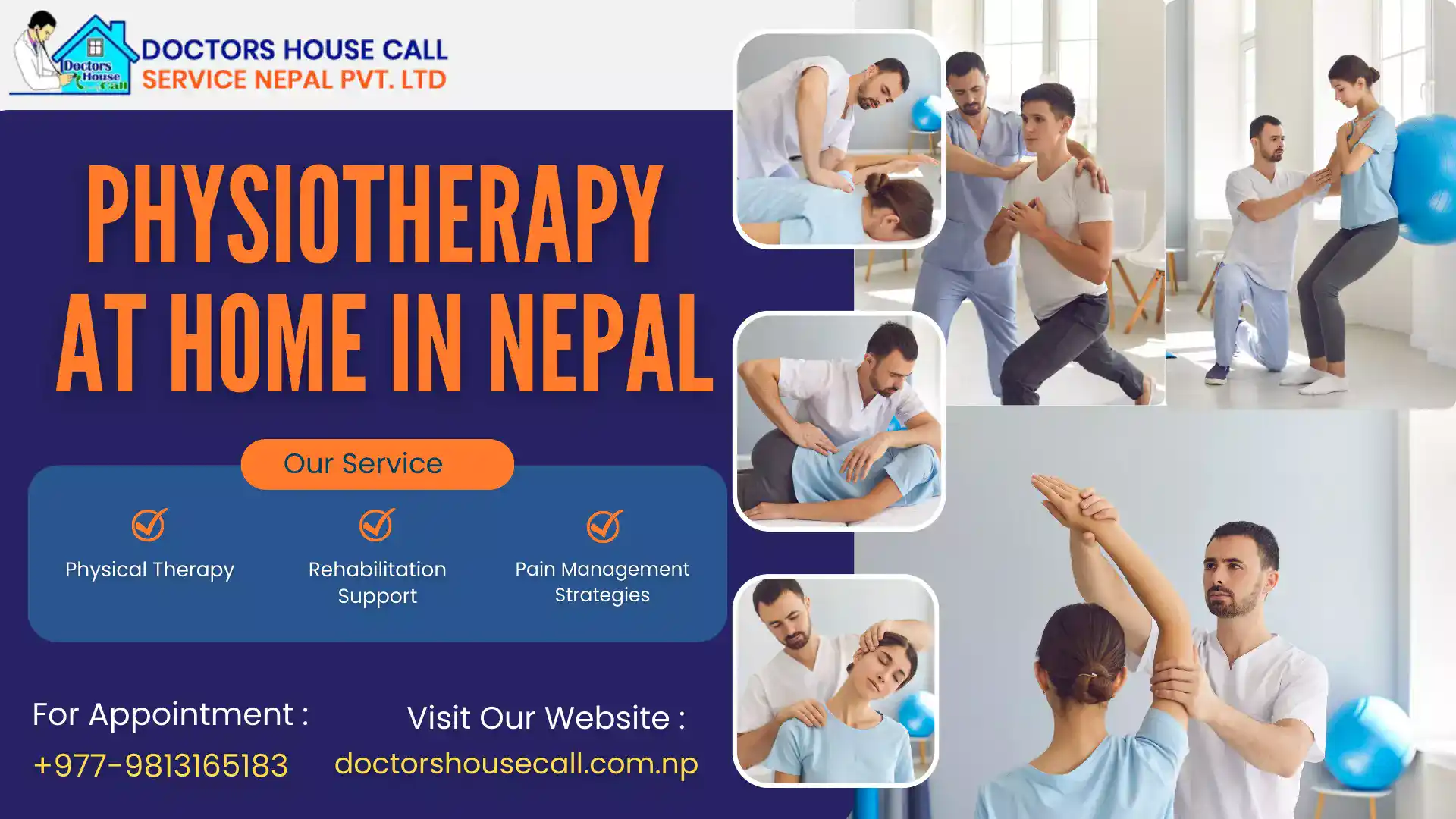 Best Physiotherapy at Home in Kathmandu, Nepal - Doctors House Call Service