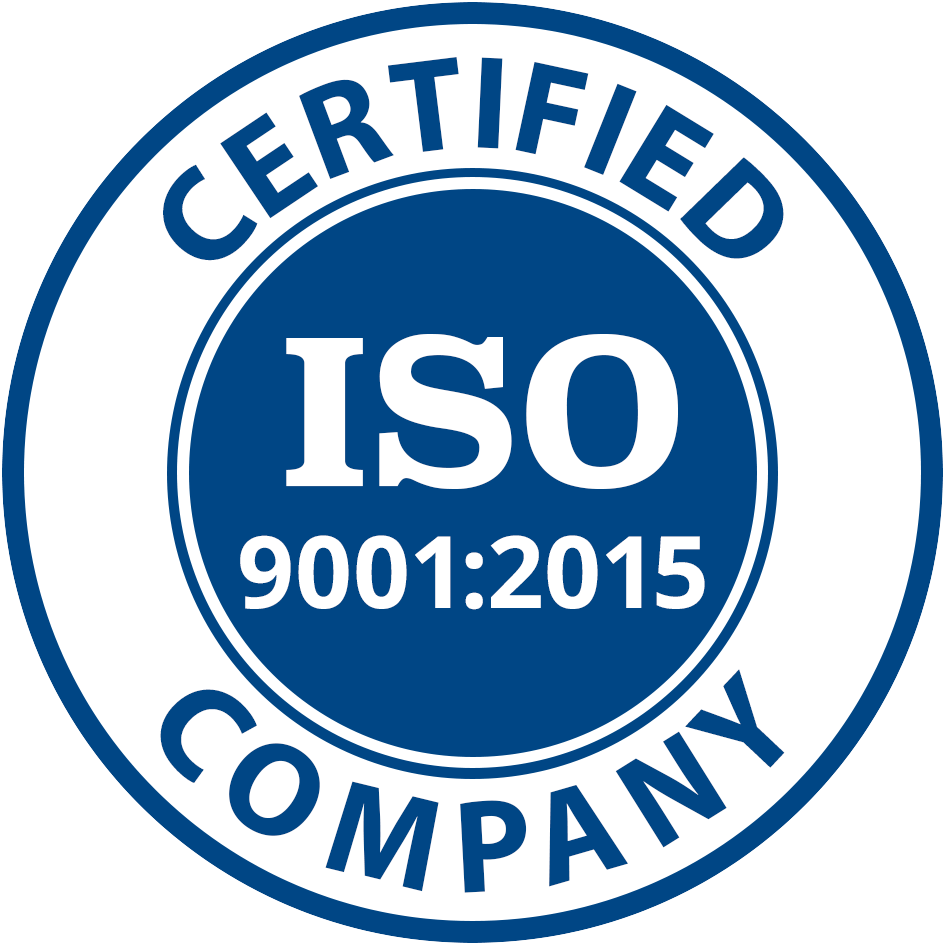 ISO 9001:2015 Certified Company